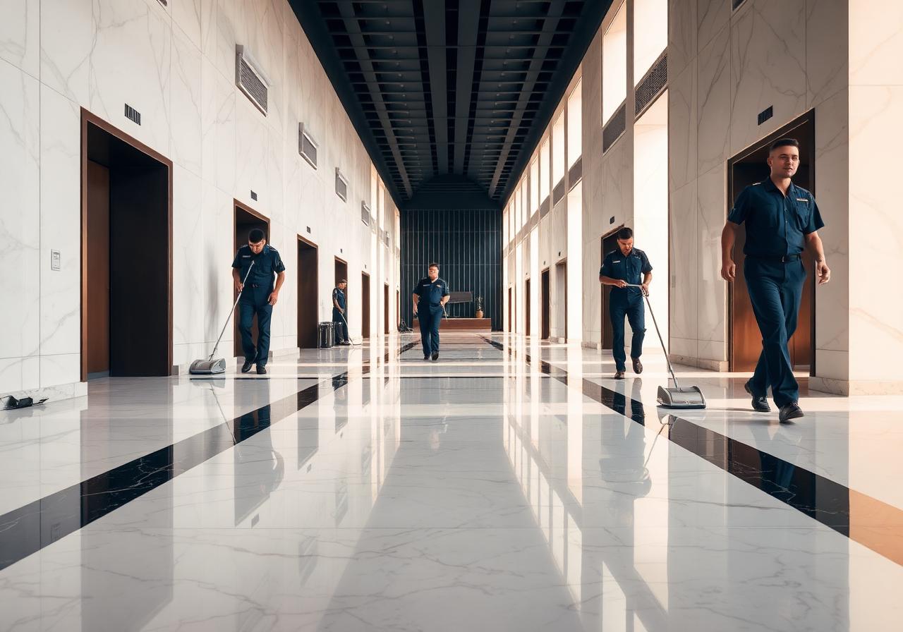 Commercial lobby maintenance in Dubai